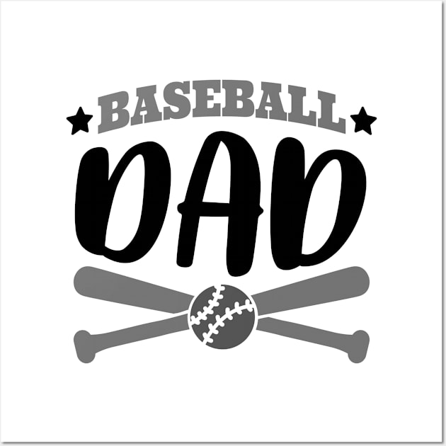 baseball daddy Wall Art by BeeFlash